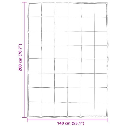 Пълно годишно юрганче Златист 140 x 200 cm Сатен и микрофибър
