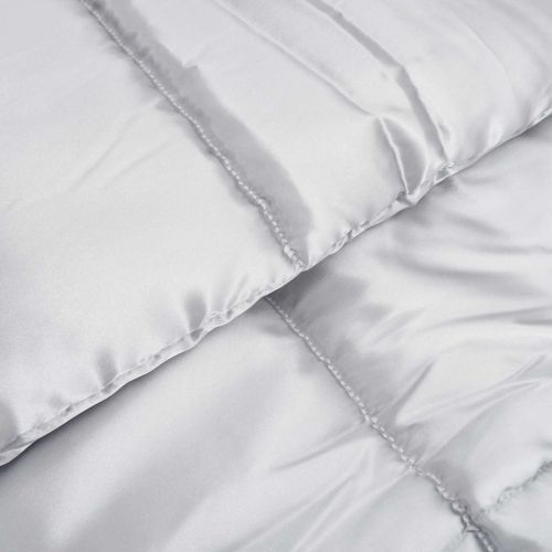 Пълно годишно юрганче 135 x 220 см 300 gsm Сребрист