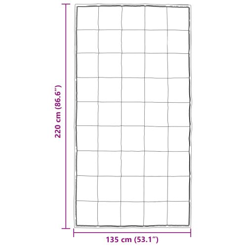 Зимен юрган 135 x 220 см 450 gsm Сребрист