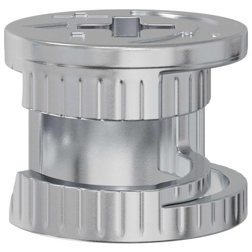 Гайки с кам лока 12 pcs Сребрист 15 x 11,5 мм Метал