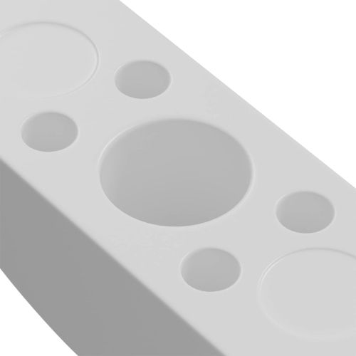 Полукръгла шайба 18 pcs Бяло М6 Полипропилен