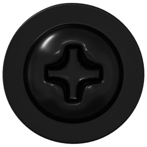 Самонарезен гвоздей 16364 pcs Черно 3,5 x 12 мм Желязо