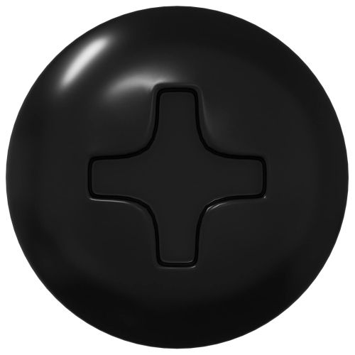 Нокът за пробиване 2 pcs Черно M4 x 28 мм Стомана