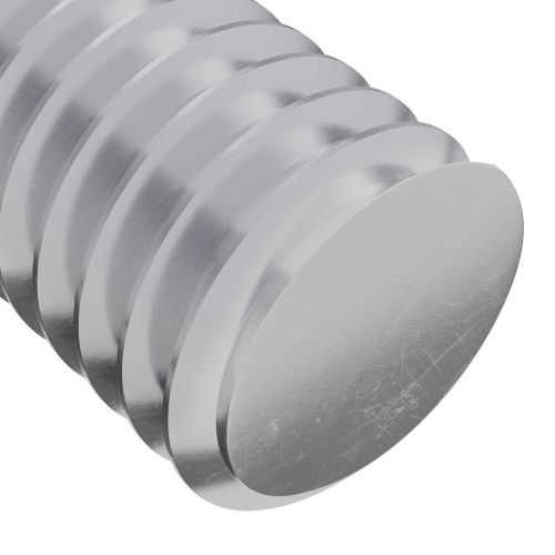 Винт 12 pcs Сребрист 8 х 25 мм Стомана