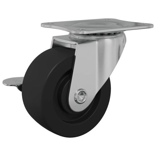 Кастър 12 pcs Черен и сребрист 50,7 x 50,7 x 24,4 мм