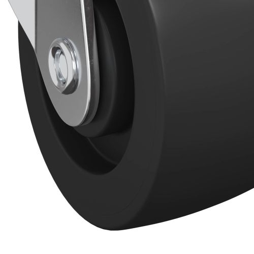 Кастър 12 pcs Черен и сребрист 50,7 x 50,7 x 24,4 мм