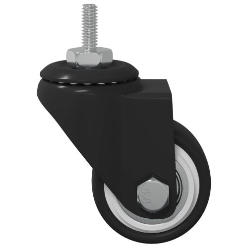 Въртящо се колело 2 pcs Черно 40,4 x 40,4 x 19,7 мм