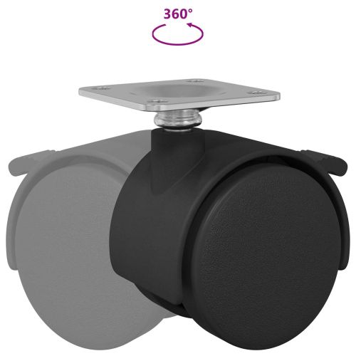 Маневрен елемент 12 pcs Черно 39,5 x 39,5 x 37,8 мм