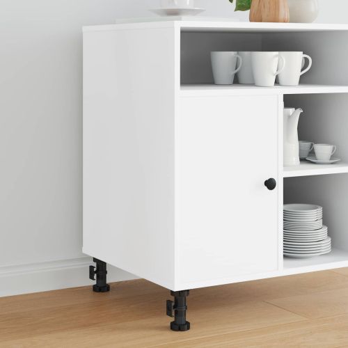 Крака за мебели Регулирума 12 pcs Черно 46 x 46 x 128 mm ПП