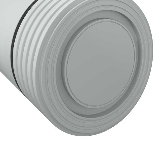 Крака за мебели Регулирума 12 pcs Бяло 64 x 64 x 100 мм ПП