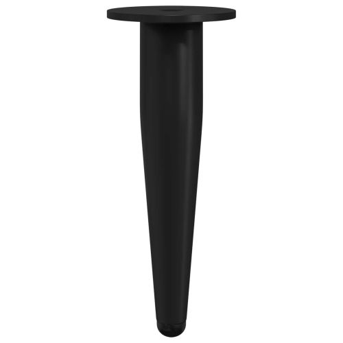 Крака за мебели 2 pcs Черно Ø 40 x 98 мм Желязо