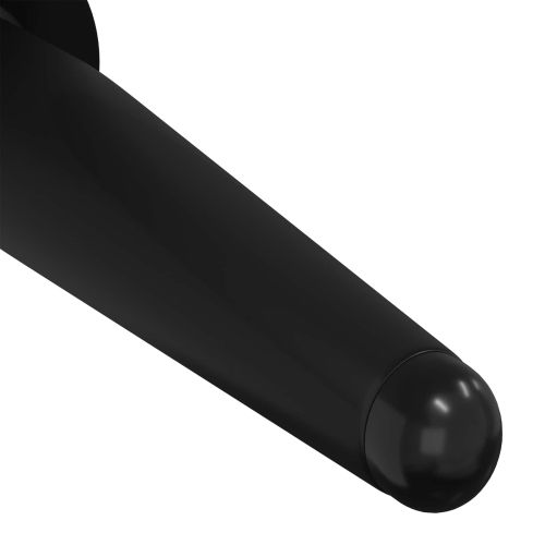Крака за мебели 12 pcs Черно Ø 40 x 98 мм Желязо