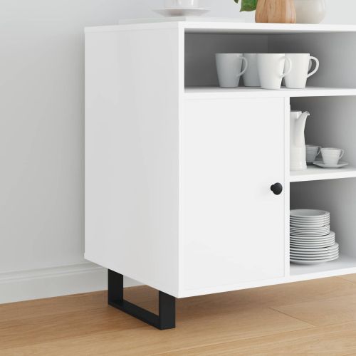 Крака за мебели 12 pcs Черно 281 x 40,5 x 100 мм Желязо