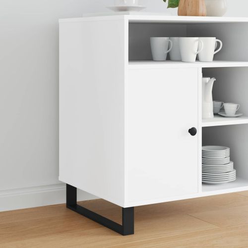 Крака за мебели 12 pcs Черно 436 x 40,5 x 100 мм Желязо