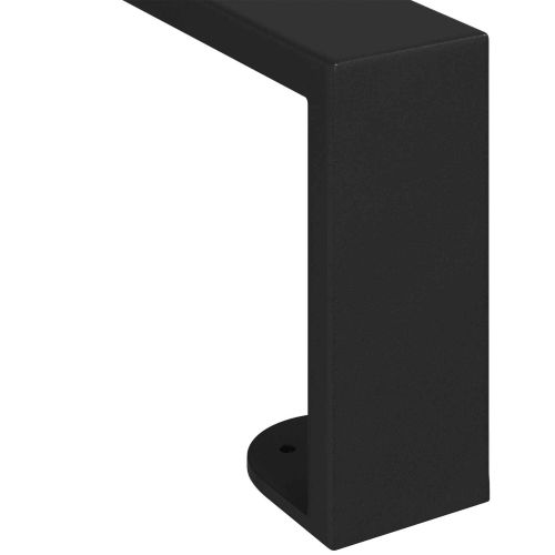 Крака за мебели 2 pcs Черно 546 x 40,5 x 100 мм Желязо