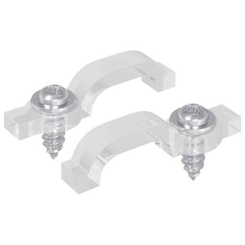 LED стрип клипове 2 pcs Прозрачен 23,8 x 7,3 x 4,3 мм