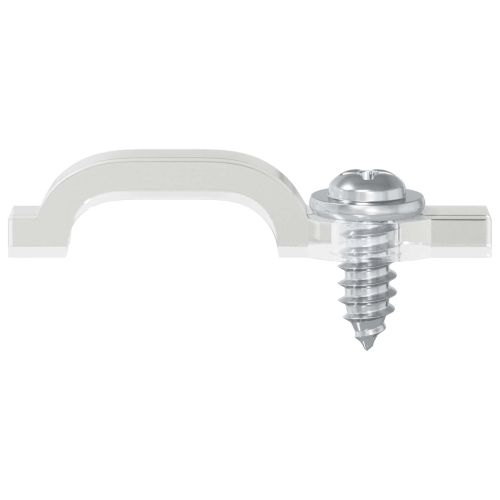 LED стрип клипове 12 pcs Прозрачен 23,8 x 7,3 x 4,3 мм