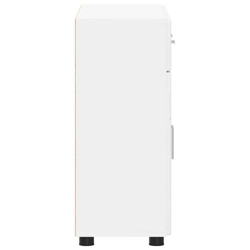 Служебен шкаф FLORIN Бяло 88,5 x 30,5 x 73 см Инженерно дърво