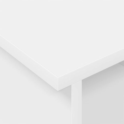 ТВ стойка Бяло 100 x 35 x 35 см Инженерно дърво