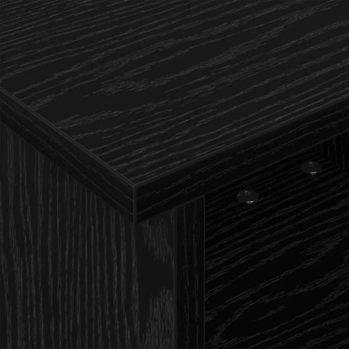 ТВ стойка Черния дъб 37 x 35 x 35 см Инженерно дърво