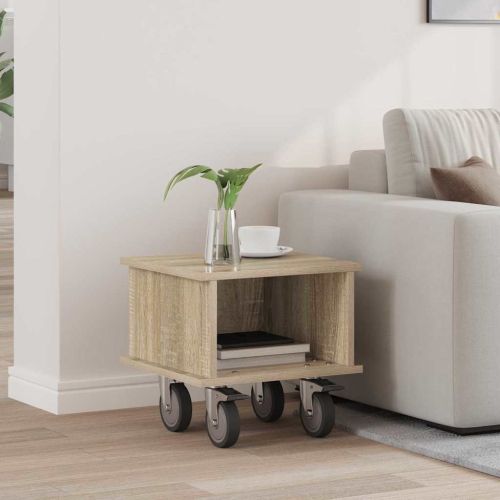 ТВ стойка Сонома дъб 37 x 35 x 35 см Инженерно дърво