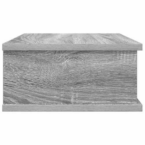 Нощно шкафче Сив Сонома 40 x 31 x 15 см Инженерно дърво
