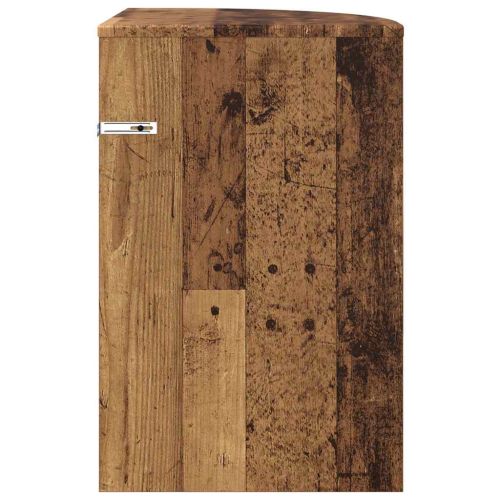 Крайна масичка Старо дърво 39,7 x 39,7 x 60 см Инженерно дърво