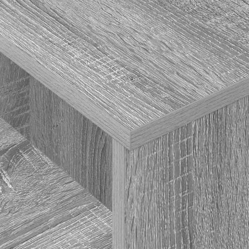 Конзолна маса Сив Сонома 91,5 x 35 x 38,5 см Инженерно дърво