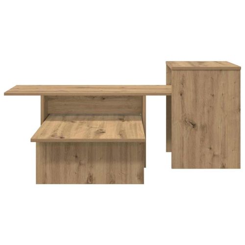 Конзолна маса Дъб 91,5 x 35 x 38,5 см Инженерно дърво