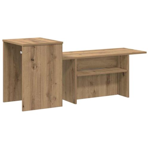 Конзолна маса Дъб 91,5 x 35 x 38,5 см Инженерно дърво