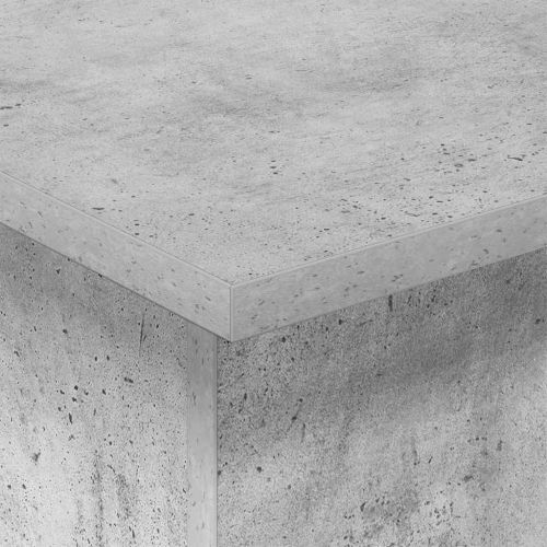 Крайна масичка Циментено сиво 44,5 х 45 х 55 см Инженерно дърво