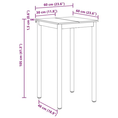 Маса за стоене Инженерно дърво