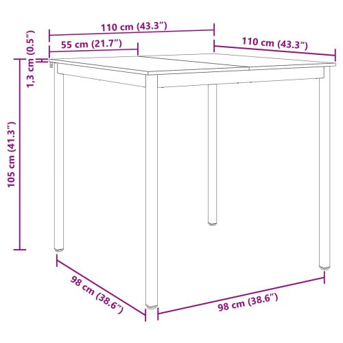 Маса за стоене Инженерно дърво