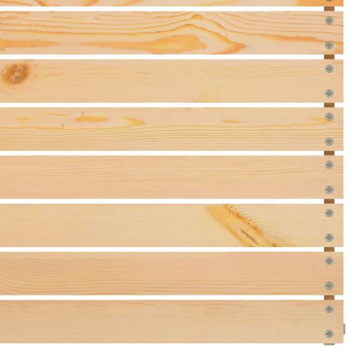 Градински 2-местен диван, борово дърво масив