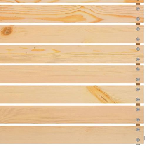 Градински лаундж комплект, 3 части, бор масив