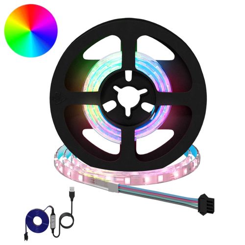 LED лента 2 pcs Черен и прозрачен 400 mm Мед и пластмаса