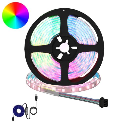 LED лента 2 pcs Черен и прозрачен 210 x 0,8 x 0,3 см