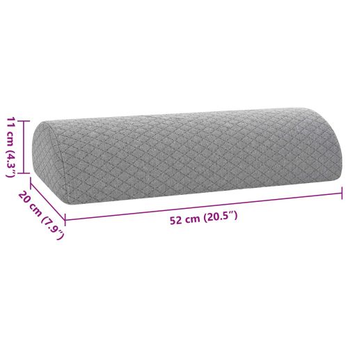 Възглавничка за крака Сив 52 x 20 x 11 см Мемори пяна