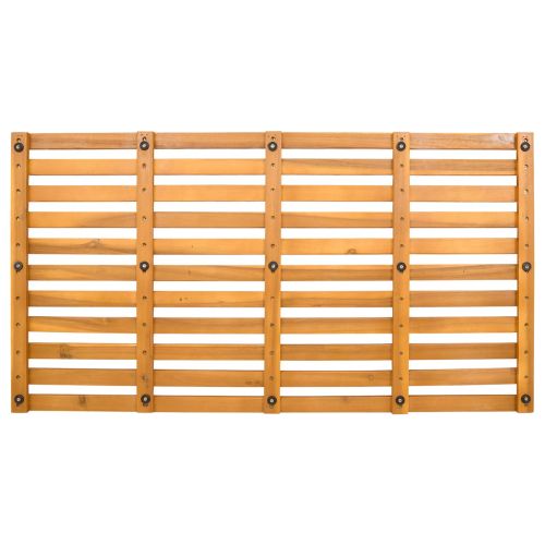 Постелка за баня Едноцветен Кафяво 100 x 53 см Дърво