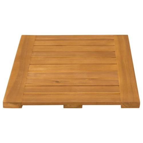Постелка за баня Кафяво 60 x 40 cm Солидно акациево дърво
