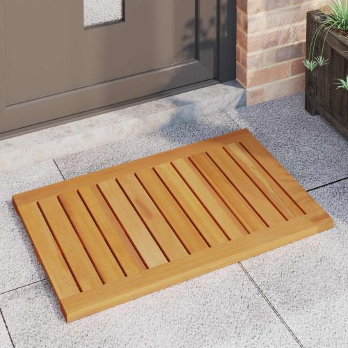 Постелка за баня Кафяво 80 x 50 cm Солидно акациево дърво