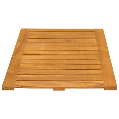 Постелка за баня Кафяво 80 x 50 cm Солидно акациево дърво