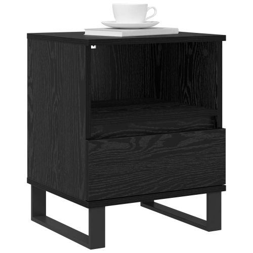 Шкаф за легло Черния дъб 40 x 35 x 50 см Инженерна дървесина