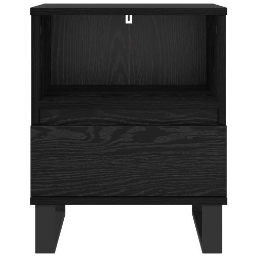 Шкаф за легло Черния дъб 40 x 35 x 50 см Инженерна дървесина