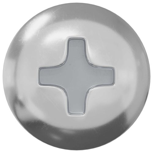 Дървени винтове 2 pcs Сребрист M4 x 28 мм Стомана