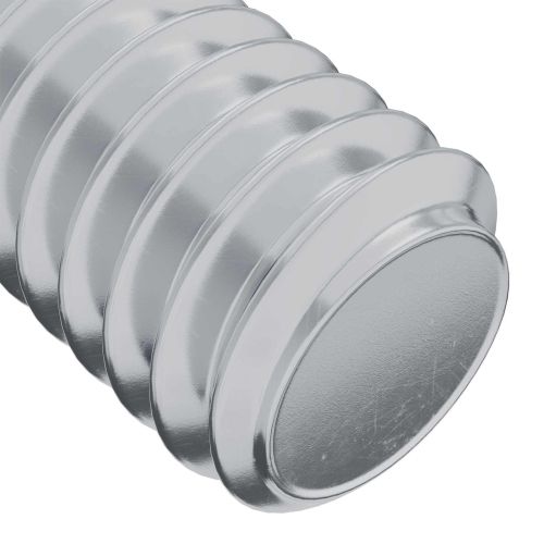 Винт с глава 2 pcs Сребрист M6 x 35 mm Стомана