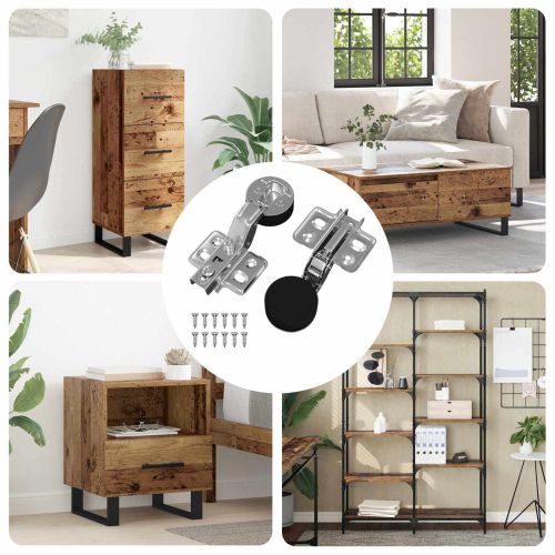 Панта 2 pcs Сребрист 35 мм Желязо