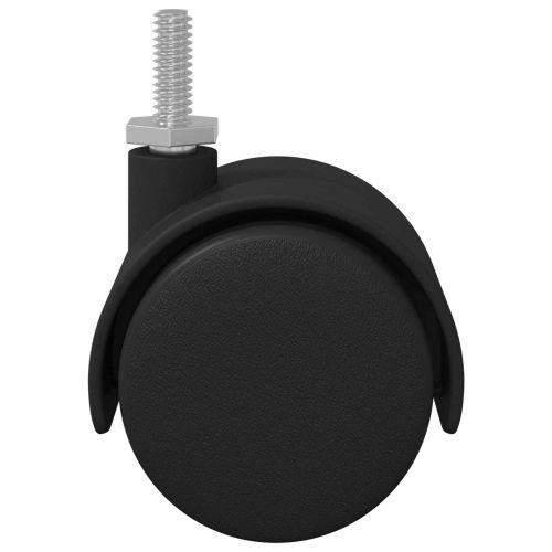 Колела 2 pcs Черно 40,1 x 37,8 мм PP и желязо