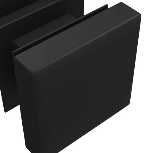 Крайни капачки 2 pcs Черно 15 x 15 x 15 мм ПП