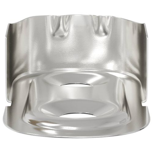 Стойка за закачалка 12 pcs Бял цинк 40 x 18 x 10 мм Желязо